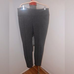 Nine West XL Tweed Grey leggings with Elastic stretchy control top waist band